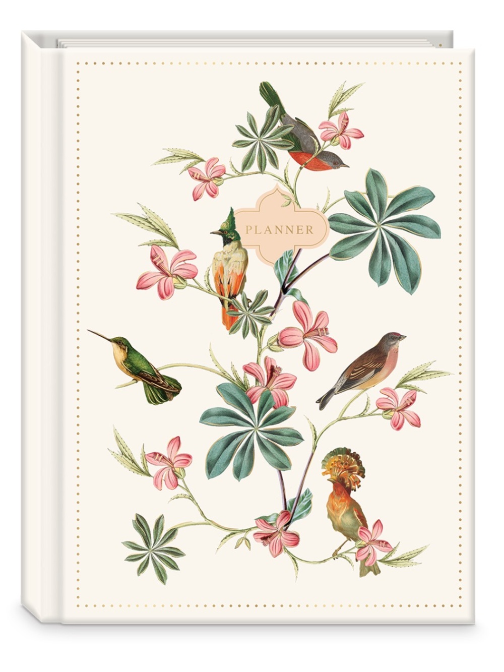 Punch Studio Ephemeral Garden Birds Undated Planner
